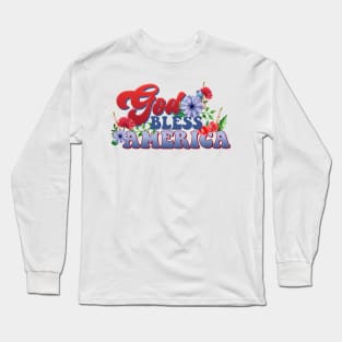 God Bless America Long Sleeve T-Shirt